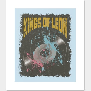 Kings of Leon Vintage Vynil Posters and Art